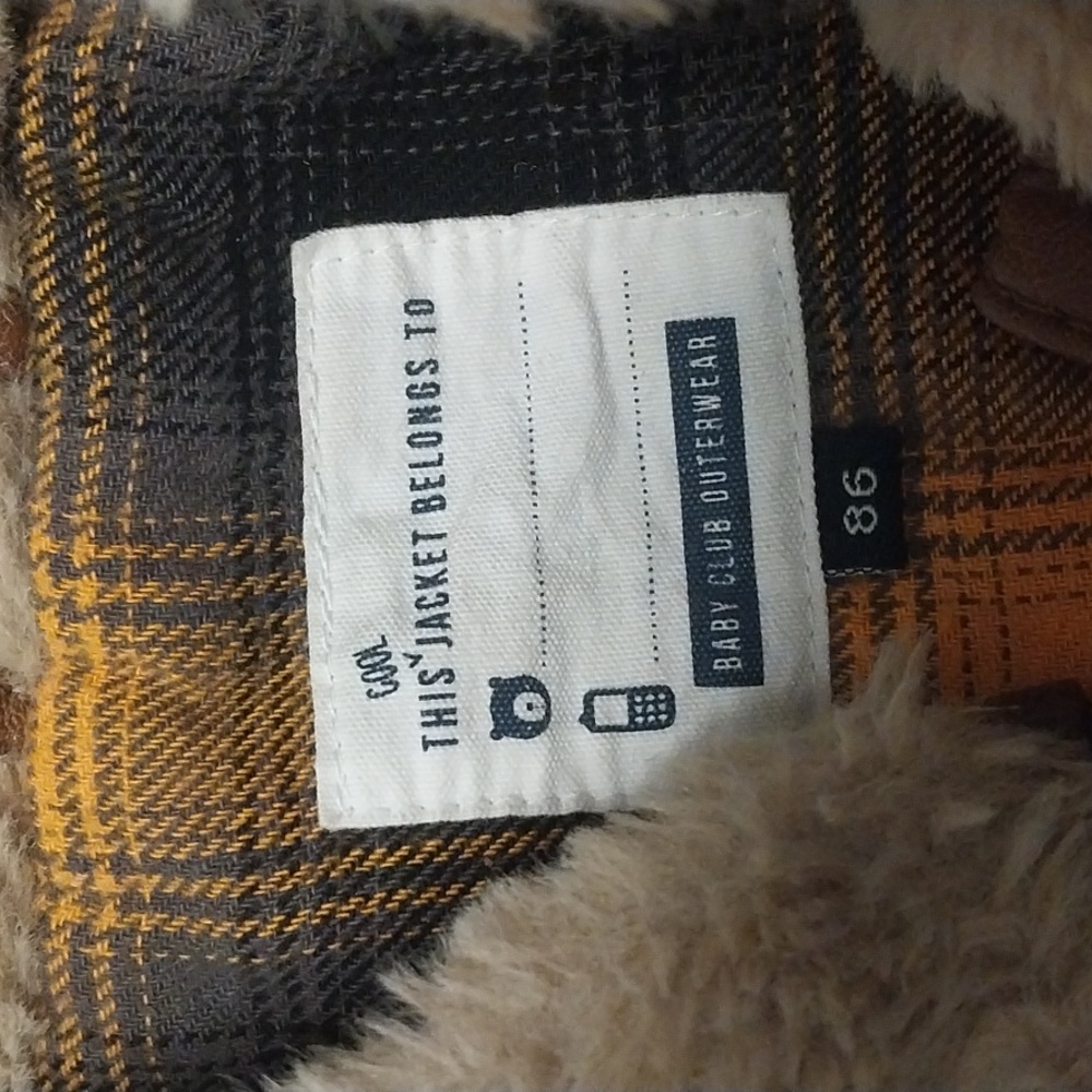 BABY CLUB Faux leather jacket size 86 - Picture 2 of 6